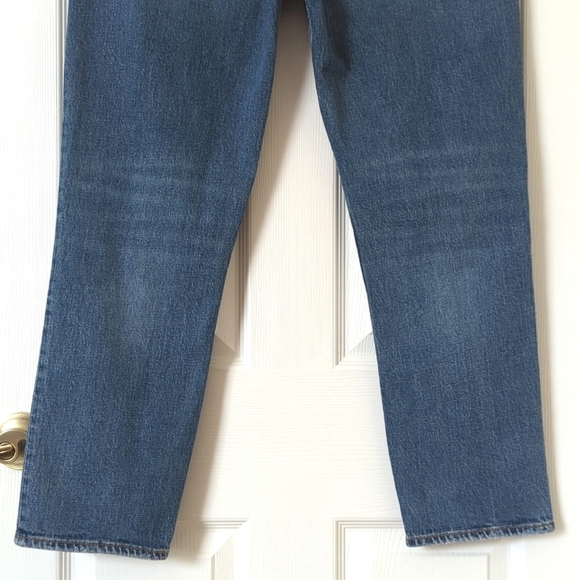 Rag & Bone Wren High Rise Slim Fit Straight Leg Ankle Cropped Jeans Huntley 29 - Picture 6 of 16